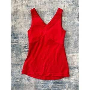 lululemon athletica Red Tank Top